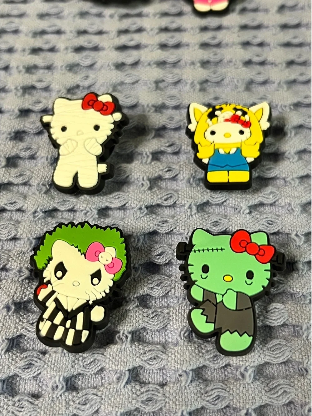 Cute Hello Kitty Shoe Charms Halloween Set of 4